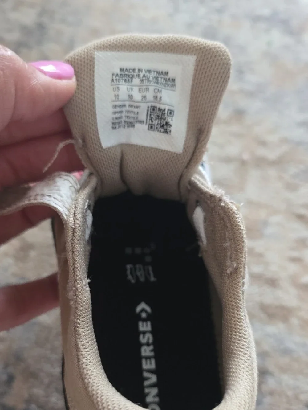 Converse Kids Tan Low Top All Star Sneakers